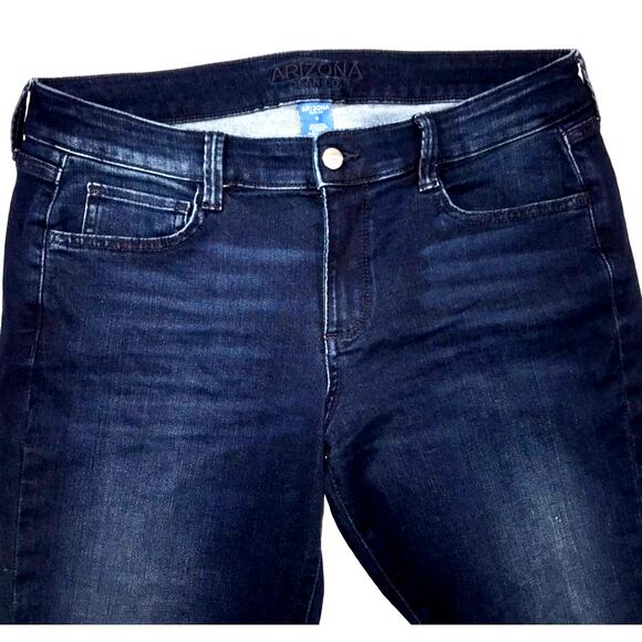 Arizona Women's High Rise Dark Wash Skinny Jeans Size 11 - Picture 6 of 6